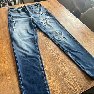 KanCan High Waist Distressed Skinny Jeans
